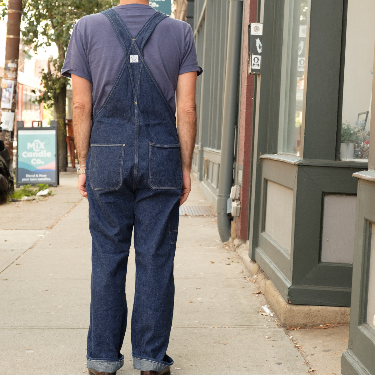 one wash denim overall – Vestis