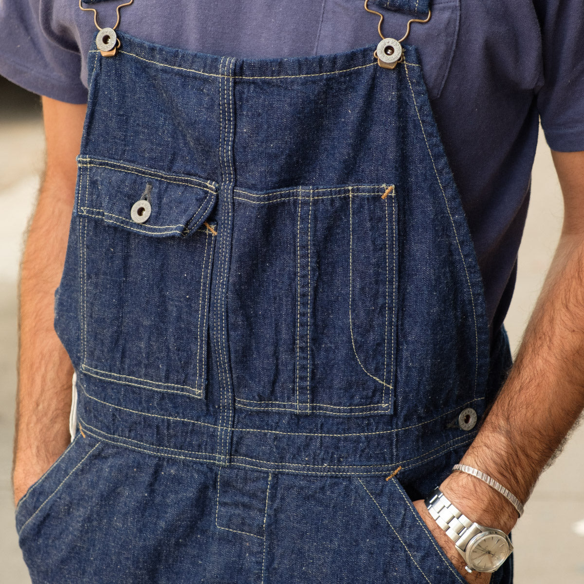 one wash denim overall – Vestis