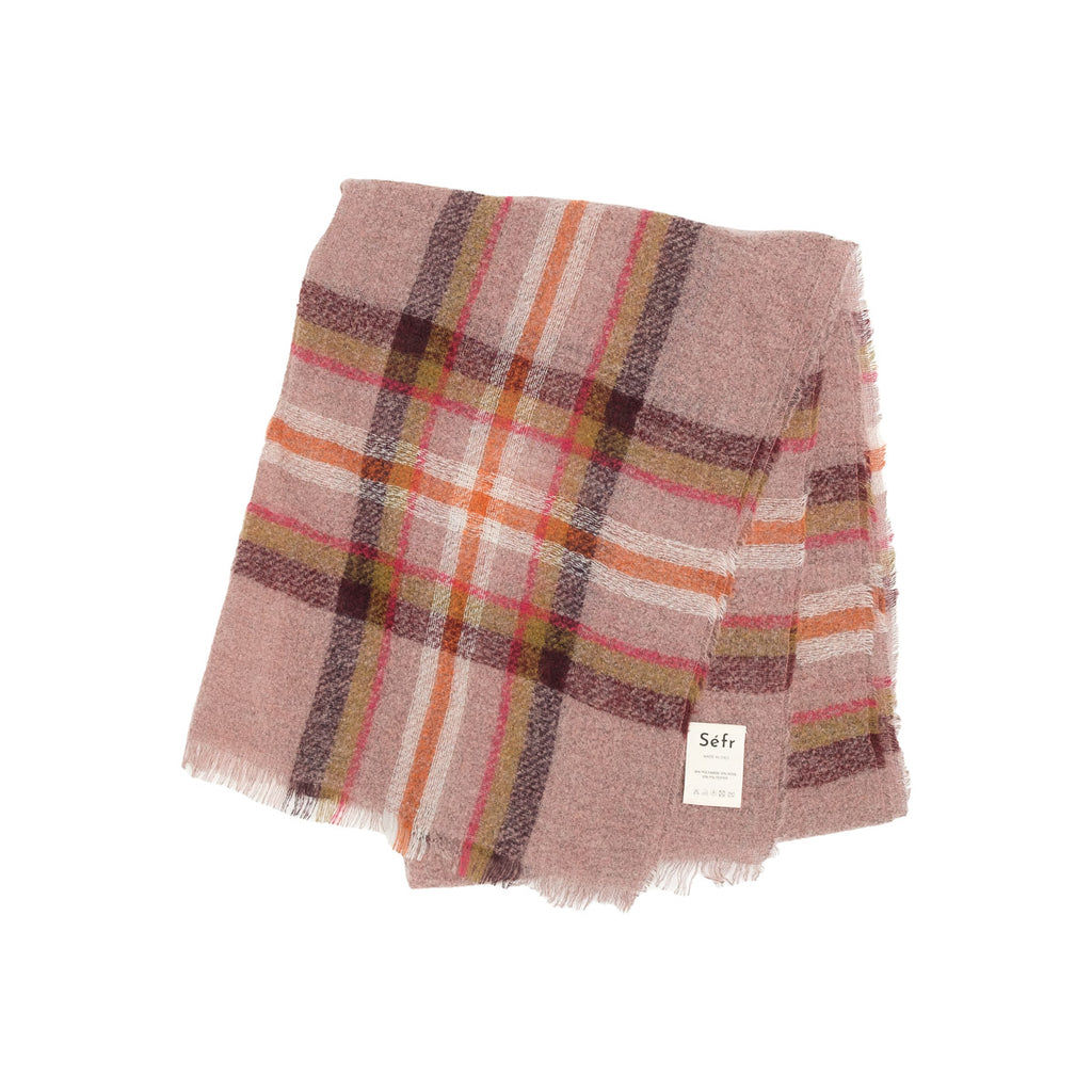 Blanket Scarf in Fine Wool Check – Vestis